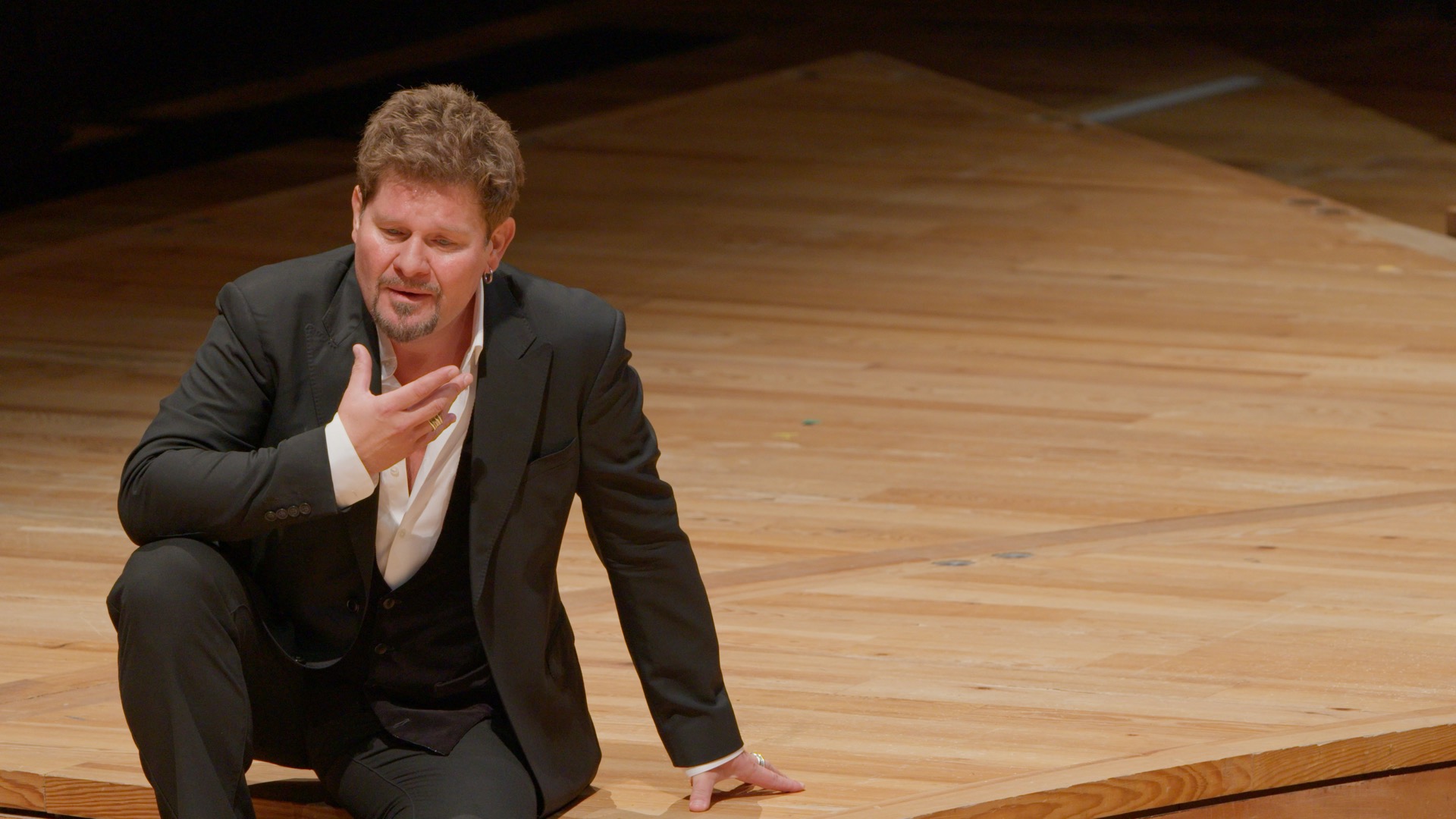 young man getting his hair coloured